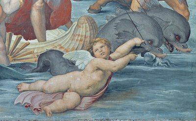 The Triumph of Galatea, 1512-14 (detail) by Raffaello Sanzio Raphael